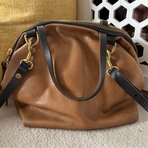 Eleven Thirty Brown Leather Handbag made in Canada